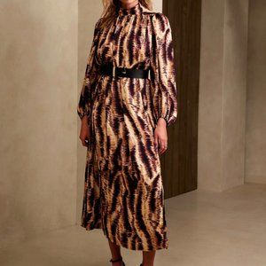 NWT Banana Republic Factory Slit Back Maxi Dress Size Small